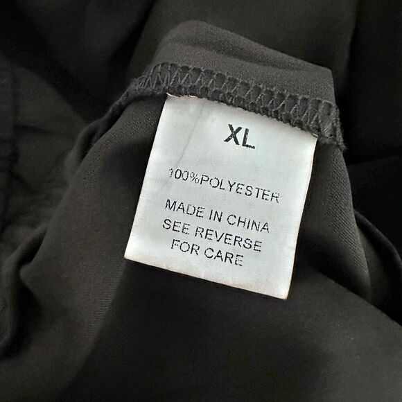 LAVENDER J x BOUTIQUE | Black Slacks Pleated Wide Leg Y2K Trousers | Size XL - Picture 7 of 8